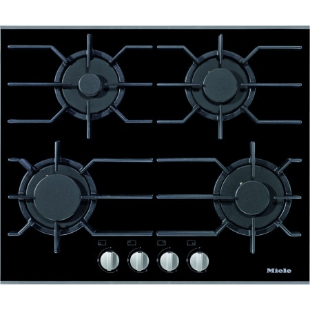 Miele 24 Inch Wide 4 Burner Gas Cooktop Stainless Steel
