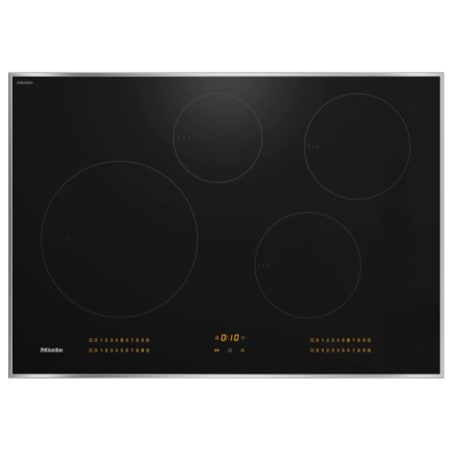 Miele Induction Cooktop with 4 Round Cooking Zones Black