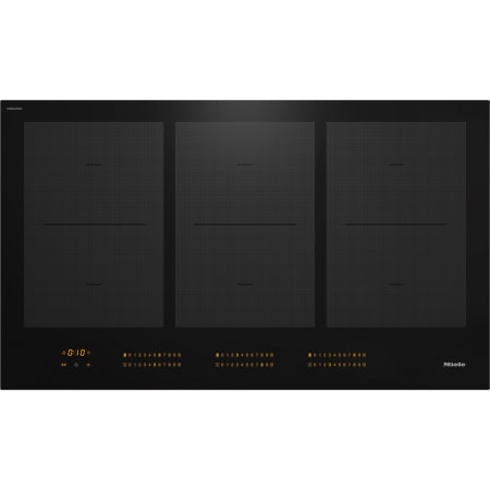Miele 36 Inch Wide 6 Burner Induction Cooktop with Twin Booster and Permanent Pan Recognition Black