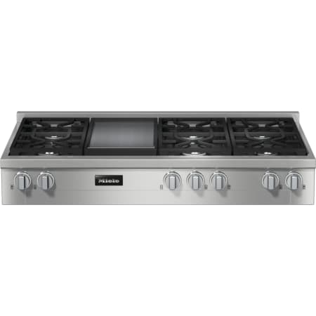 Miele 48 Inch Wide 6 Burner Liquid Propane Rangetop with Dishwasher Safe Grates Stainless Steel