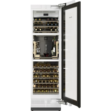 Miele 24 Inch Wide Right Hinge Built-In Wine Cooler Panel Ready