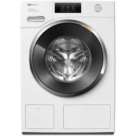 Miele W1 24 Inch Wide 2.26 Cu. Ft. Energy Star Certified Front Loading Washing Machine with M Touch Controls Lotus White