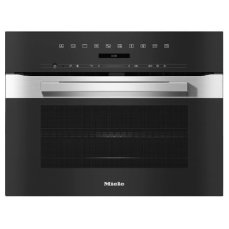 Miele Pureline 24" Speed Oven with Direct Sensor Clean Touch Steel