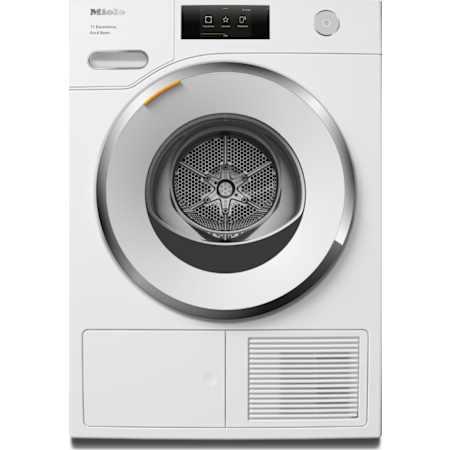 Miele T-1 24" Wide 4.02 Cu. Ft. Energy Star Certified Electric Heat Pump Dryer with SoftSteam and FragranceDos Lotus White
