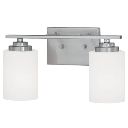 Millennium Lighting Durham 2 Light 14" Wide Bathroom Vanity Light Satin Nickel