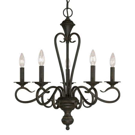 Millennium Lighting Devonshire 5 Light Single Tier Chandelier Burnished Gold