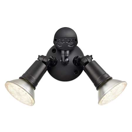 Millennium Lighting Twin Head 11" Wide Flood Light with Motion Sensor Powder Coated Black