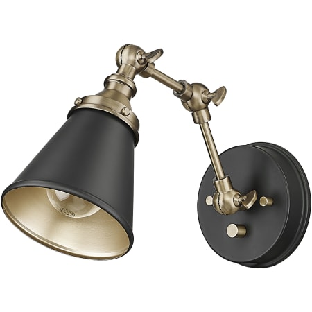 Matte Black / Vintage Brass