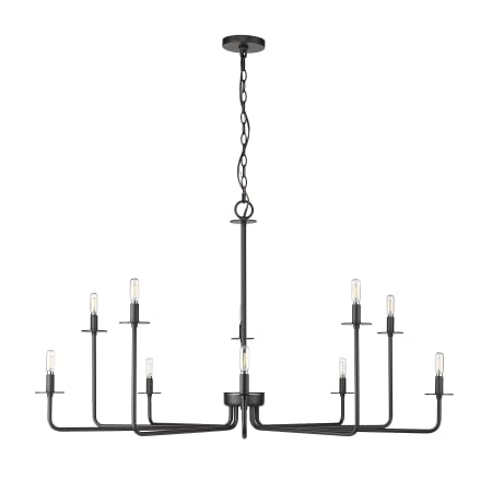 Millennium Lighting Marceline 10 Light 48" Wide Taper Candle Style Chandelier Matte Black