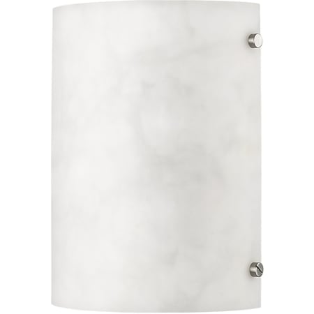 Millennium Lighting 10" Tall Wall Sconce with Resin Alabaster Shade - ADA Compliant Brushed Nickel