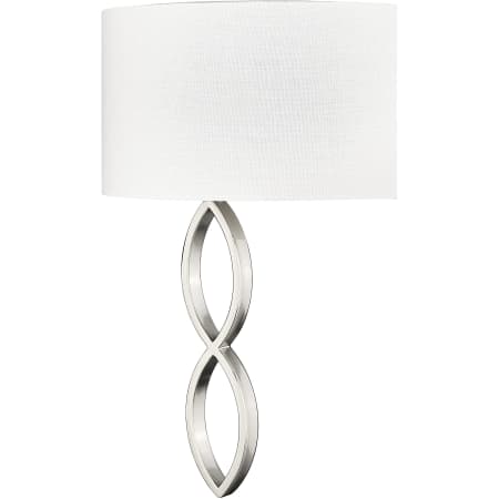 Millennium Lighting Rylee 19" Tall Wall Sconce with Linen Shade - ADA Compliant Brushed Nickel
