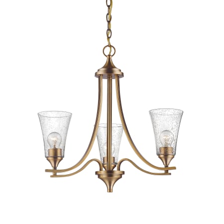 Millennium Lighting Natalie 3 Light 23" Wide Chandelier Heirloom Bronze