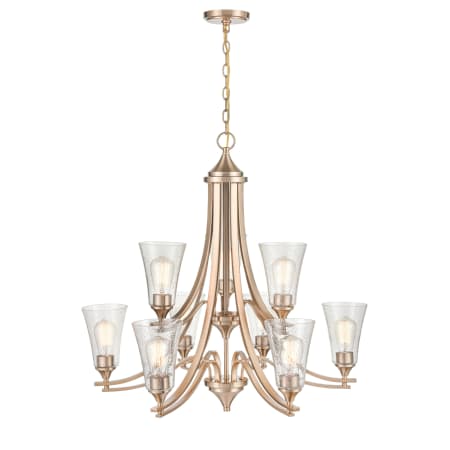 Millennium Lighting Natalie 9 Light 32" Wide Chandelier Modern Gold