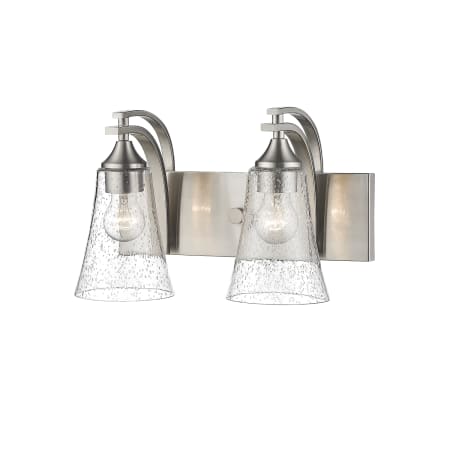 Millennium Lighting Natalie 2 Light 15" Wide Bathroom Vanity Light Satin Nickel