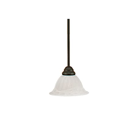 Millennium Lighting 8" Wide Single Light Mini Pendant with Bell Shade Black