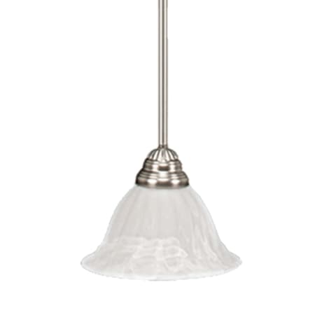Millennium Lighting 8" Wide Single Light Mini Pendant with Bell Shade Satin Nickel
