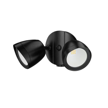 Millennium Lighting Double Light 10-1/2" Wide LED Outdoor Flood Light Powder Coated Black