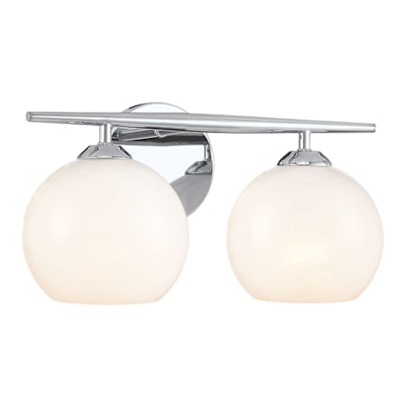 Millennium Lighting Kimorra 2 Light 15" Wide Vanity Light Chrome