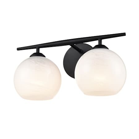 Millennium Lighting Kimorra 2 Light 16" Wide Vanity Light Matte Black