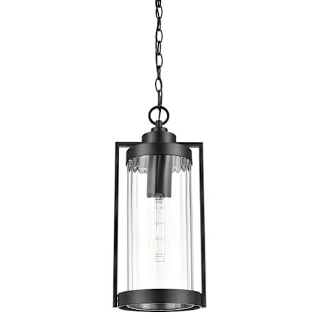 Millennium Lighting Braselton 8" Wide Outdoor Mini Pendant Powder Coated Black