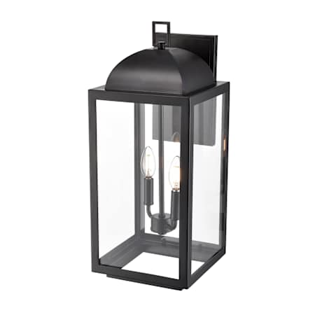 Millennium Lighting Beaufort 2 Light 23" Tall Outdoor Wall Sconce Powder Coated Black