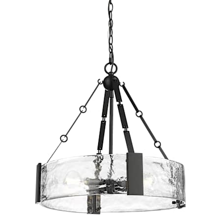 Millennium Lighting Rezi 3 Light 21" Wide Pendant Matte Black