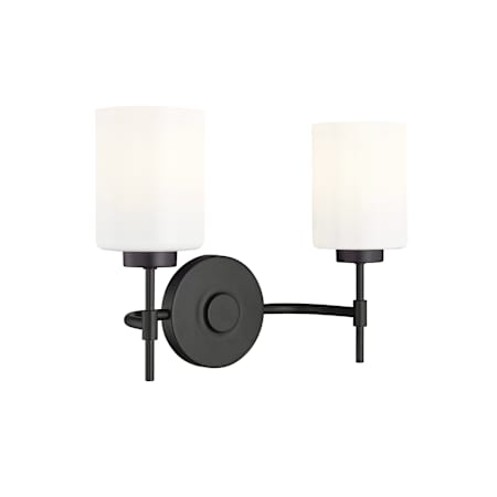 Millennium Lighting Keylee 2 Light 16" Wide Vanity Light Matte Black