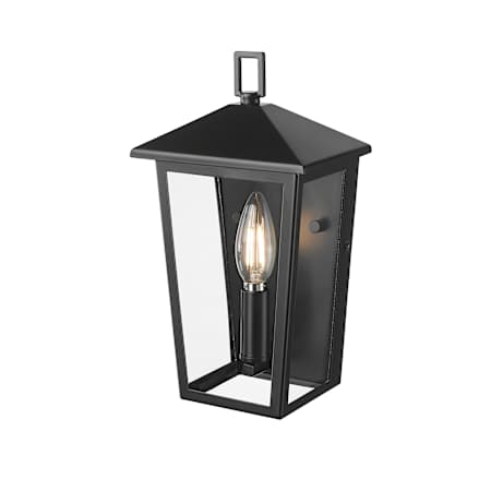 Millennium Lighting Munger 11" Tall Outdoor Wall Sconce Powder Coated Black