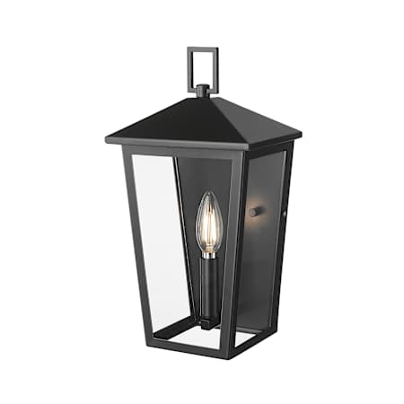 Millennium Lighting Munger 14" Tall Outdoor Wall Sconce Powder Coated Black