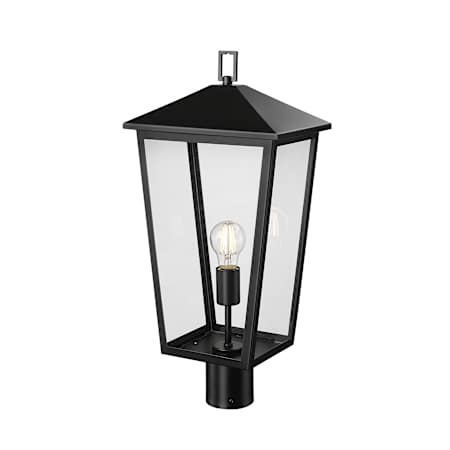 Millennium Lighting Munger 23" Tall Post Light Powder Coated Black