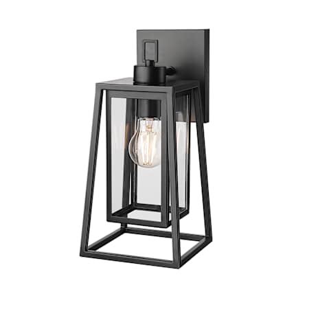 Millennium Lighting Denzell 14" Tall Outdoor Wall Sconce Powder Coated Black