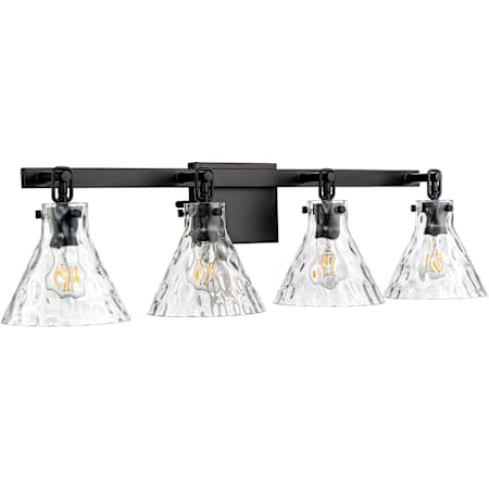 Millennium Lighting Barlon 4 Light 35" Wide Vanity Light Matte Black