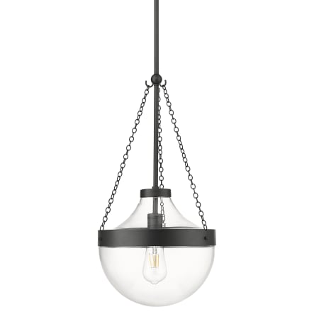 Millennium Lighting Clarra 12" Wide Pendant Matte Black