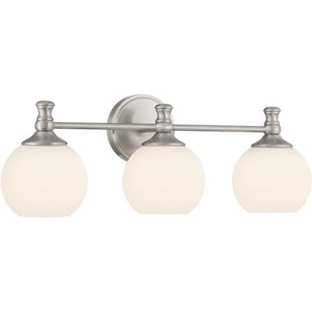 Millennium Lighting Orlisse 3 Light 24" Wide Vanity Light Brushed Nickel