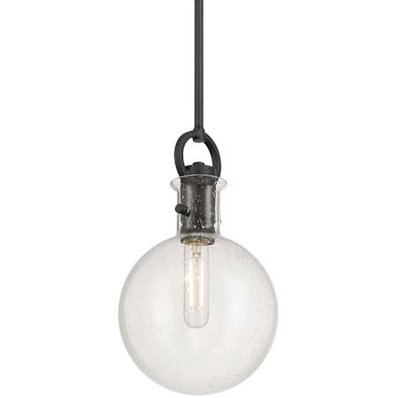 Millennium Lighting Glanora 8" Wide Mini Pendant Matte Black