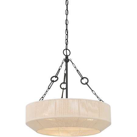 Millennium Lighting Tresselle 3 Light 20" Wide Pendant Matte Black