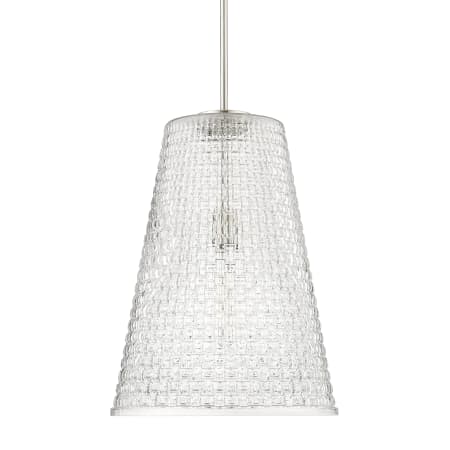 Millennium Lighting Saben 14" Wide Pendant Brushed Nickel