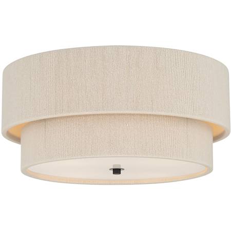 Millennium Lighting Helbert 4 Light 18" Wide Flush Mount Drum Ceiling Fixture Matte Black