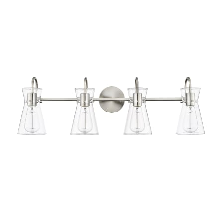 Millennium Lighting Camellia 4 Light 31" Wide Vanity Light Brushed Nickel
