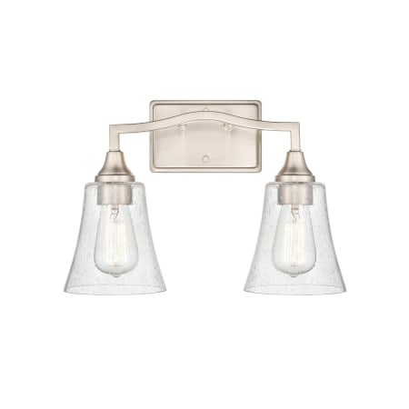 Millennium Lighting Caily 2 Light 16" Wide Bathroom Vanity Light Brushed Nickel