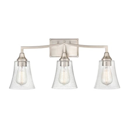 Millennium Lighting Caily 3 Light 24" Wide Bathroom Vanity Light Brushed Nickel