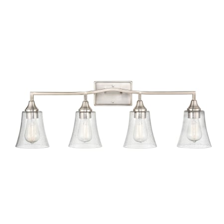 Millennium Lighting Caily 4 Light 33" Wide Bathroom Vanity Light Brushed Nickel