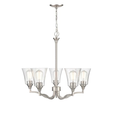 Millennium Lighting Caily 5 Light 26" Wide Chandelier Brushed Nickel