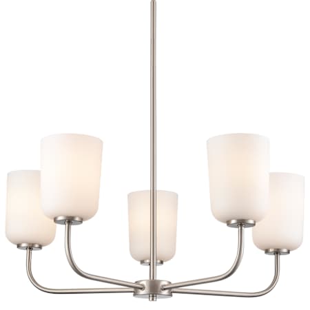 Millennium Lighting Laphia 5 Light 27" Wide Chandelier Brushed Nickel