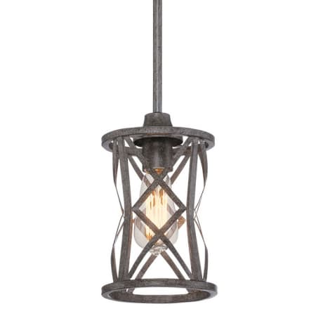 Millennium Lighting Lakewood 6" Wide Single Light Mini Pendant Antique Silver
