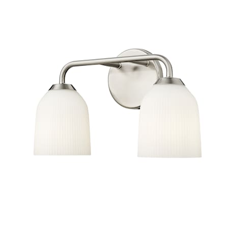 Millennium Lighting Norah 2 Light 15" Wide Vanity Light Brushed Nickel