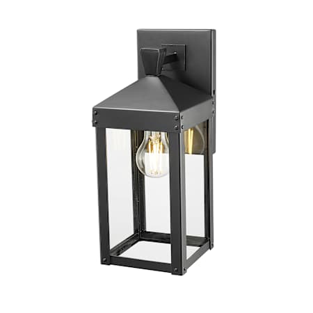 Millennium Lighting Yates 14" Tall Outdoor Wall Sconce Powder Coated Black