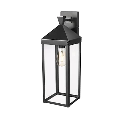 Millennium Lighting Yates 22" Tall Outdoor Wall Sconce Powder Coated Black
