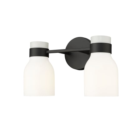 Millennium Lighting Corella 2 Light 14" Wide Vanity Light Matte Black
