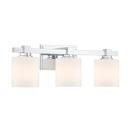 Millennium Lighting Abelson 3 Light 22" Wide Vanity Light Chrome